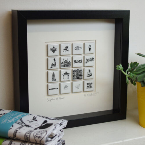Brighton Tile Frame by Martha Mitchell