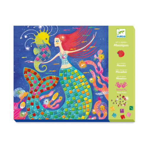 djeco tha mermaid's songs mosaics kit