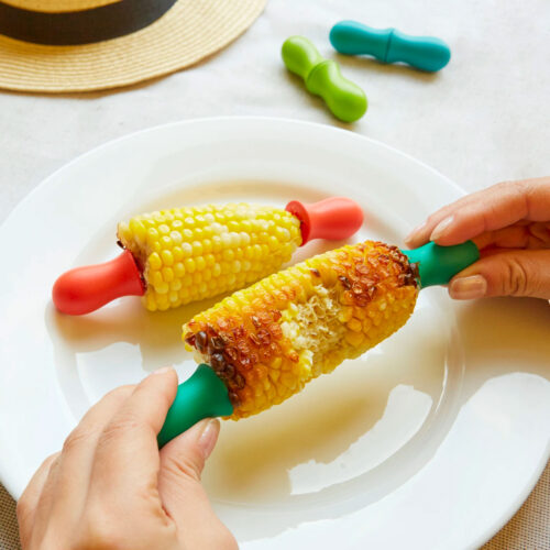 rainbow corn holders by Kikkerland
