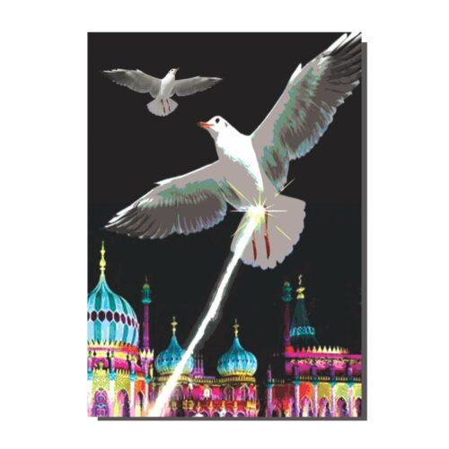 Brighton seagull card by bite your granny