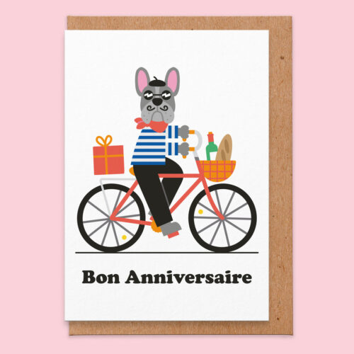 bon anniversaire card by studio boketto