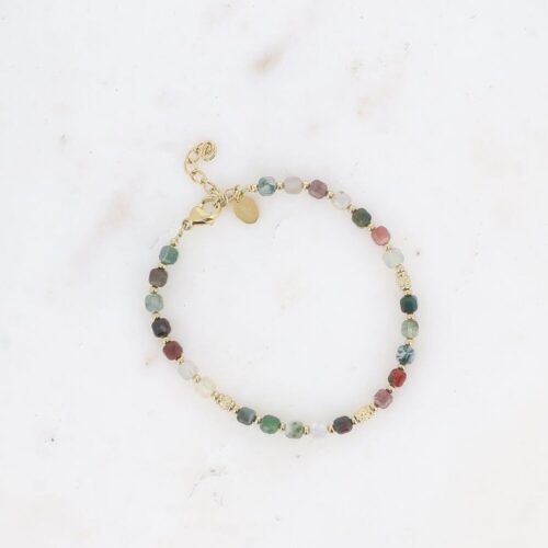 Clemence bracelet Indian Agate by bohm bijoux paris