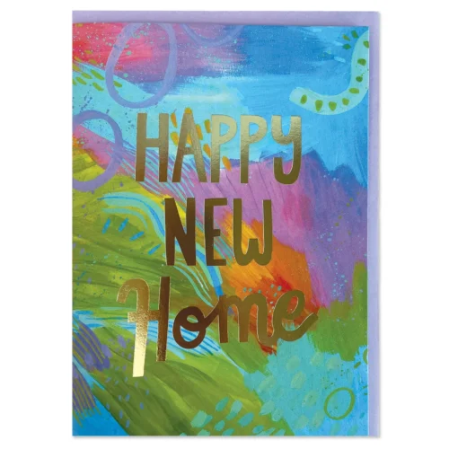 Happy New Home canvas card by raspberry blossom