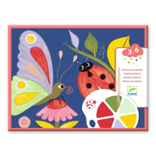 Djeco paint palette creepy crawlies DJ09134