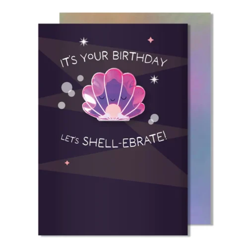magnet shell birthday card by pango