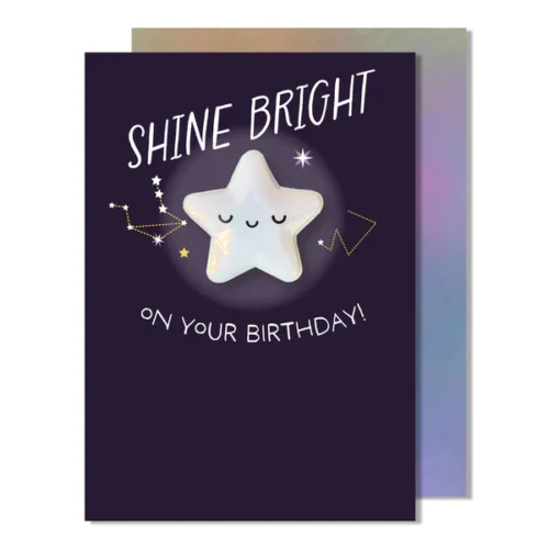 magnet star birthday card by pango