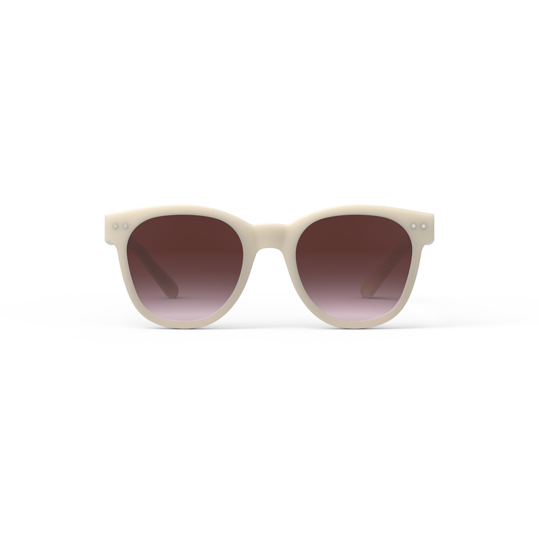 oversized sunglasses vintage cream frame N by izipizi
