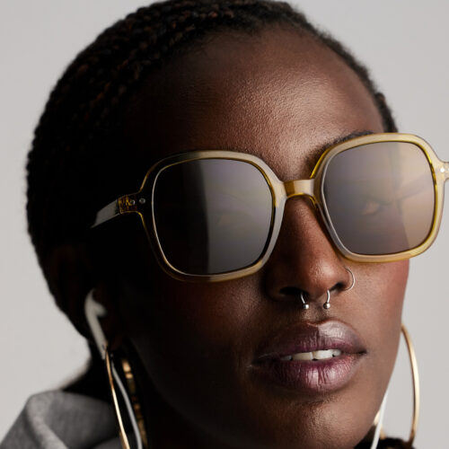 sunglasses office golden green by izipizi