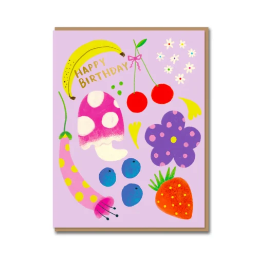 juicy fruity birthday card by 1973