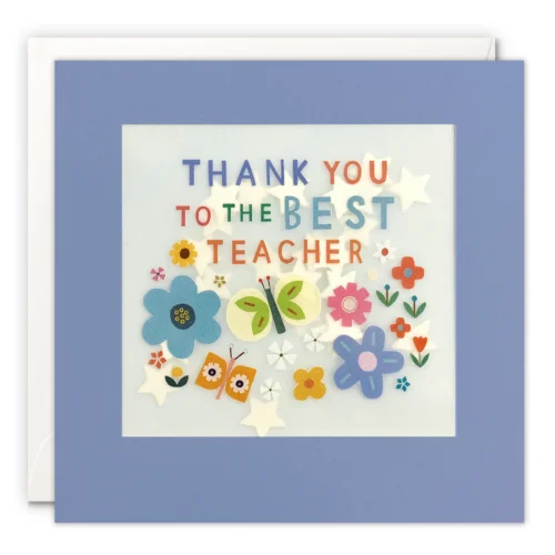 thank you to the best teacher card by james ellis