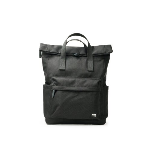 roka canfield b all black recycled canvas