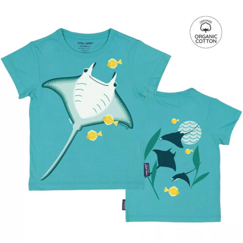 mobula ray t-shirt by coq en Pate