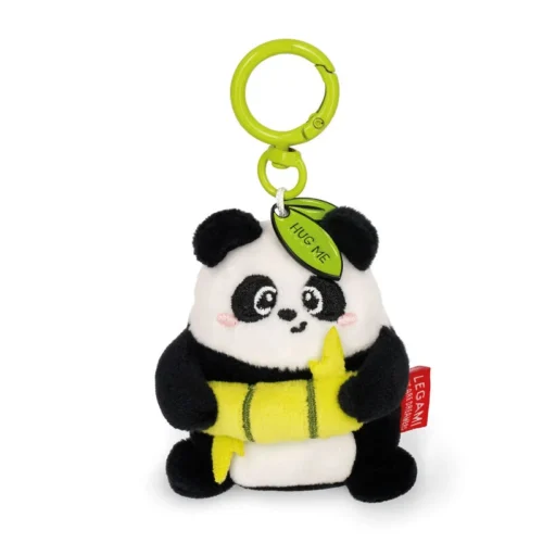 tiny keyring charm plush panda