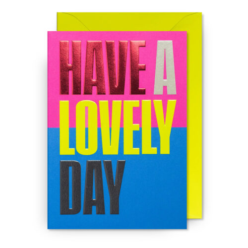 have a lovely day card by lagom