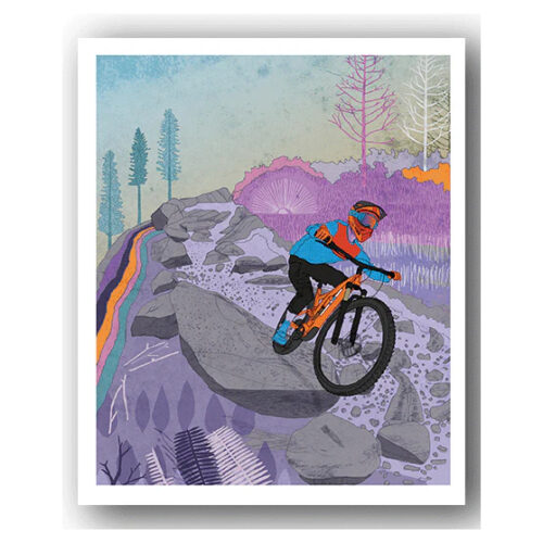 mountain bike card by nico cards
