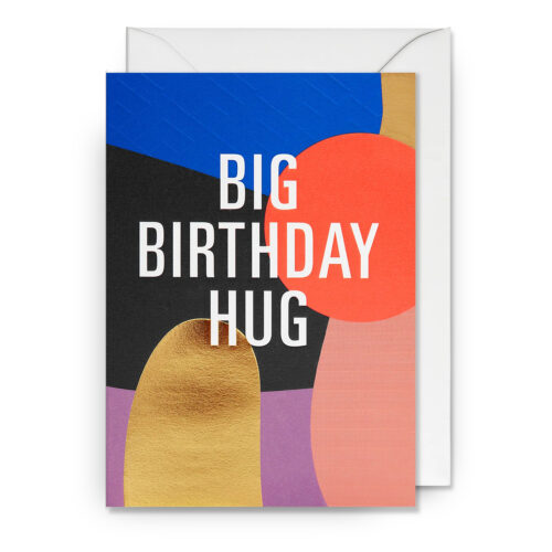 big birthday hug card by lagom