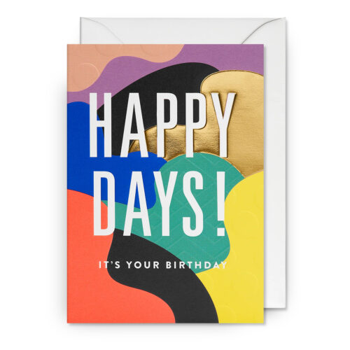 happy days it's your birthday card by lagom