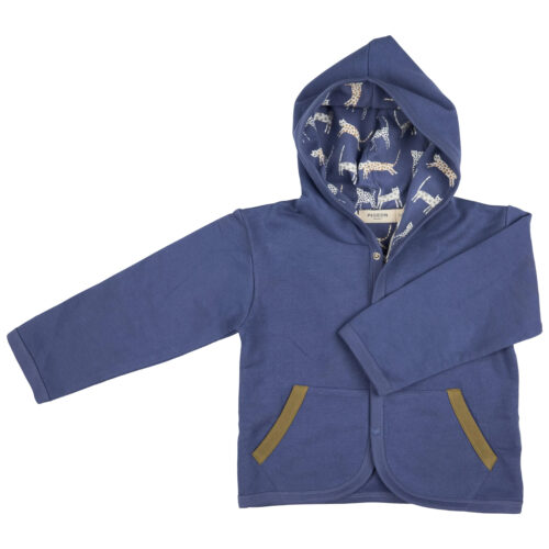 Baby Jacket Velvet Blue by Pigeon organics AW25