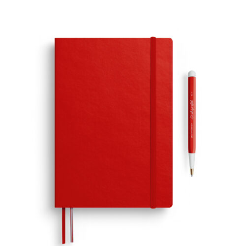 notebook a5 softcover cherry by Leuchtturm1917 grow your mind