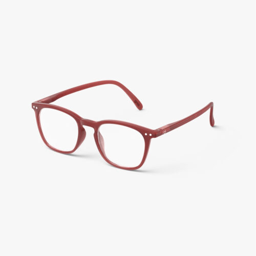 fashion reading glasses frame E carmine Red by izipizi chapters collection for AW25