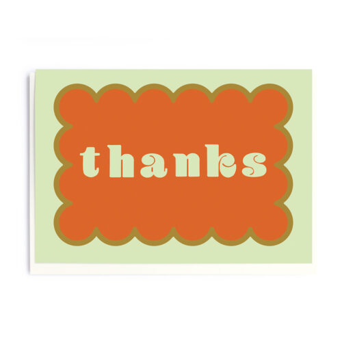 thanks type card by noi