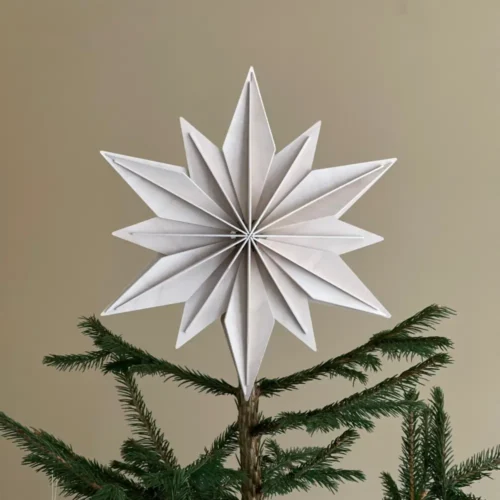 Lovi Star Decor white 20 cm as a tree top by Lovi
