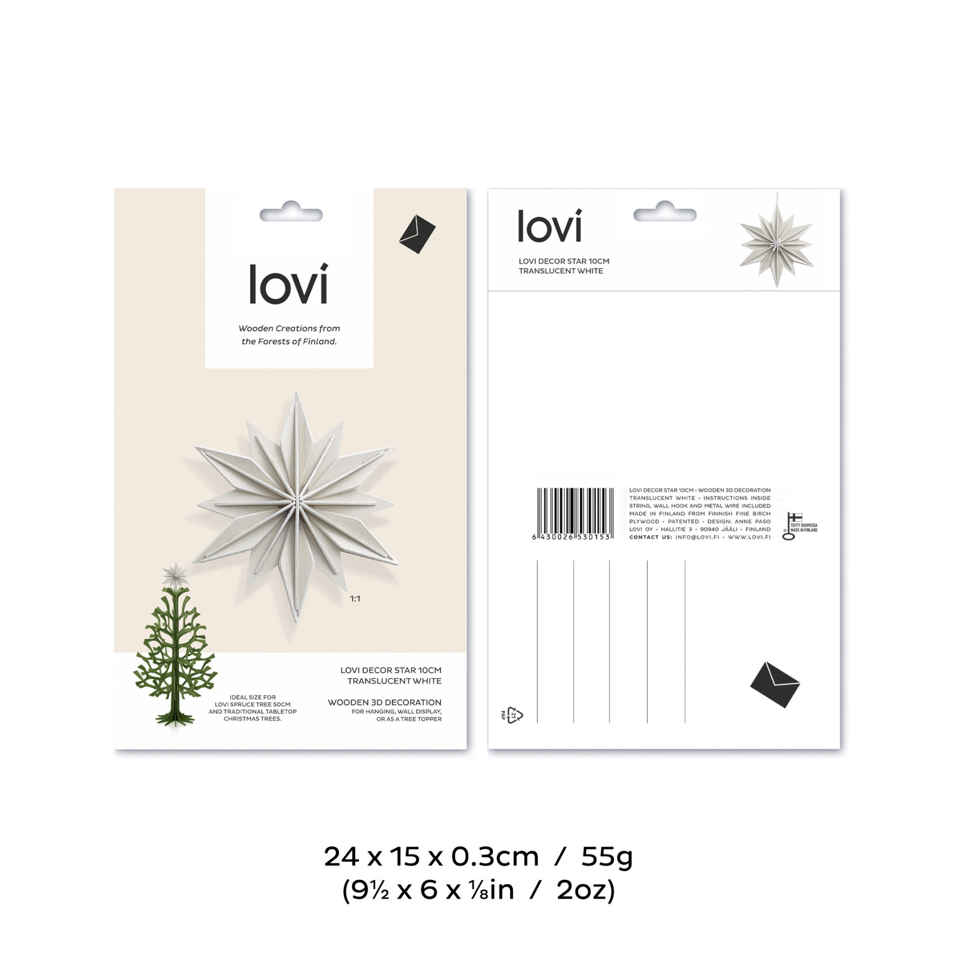 Lovi Decor star 10 cm - Image 5