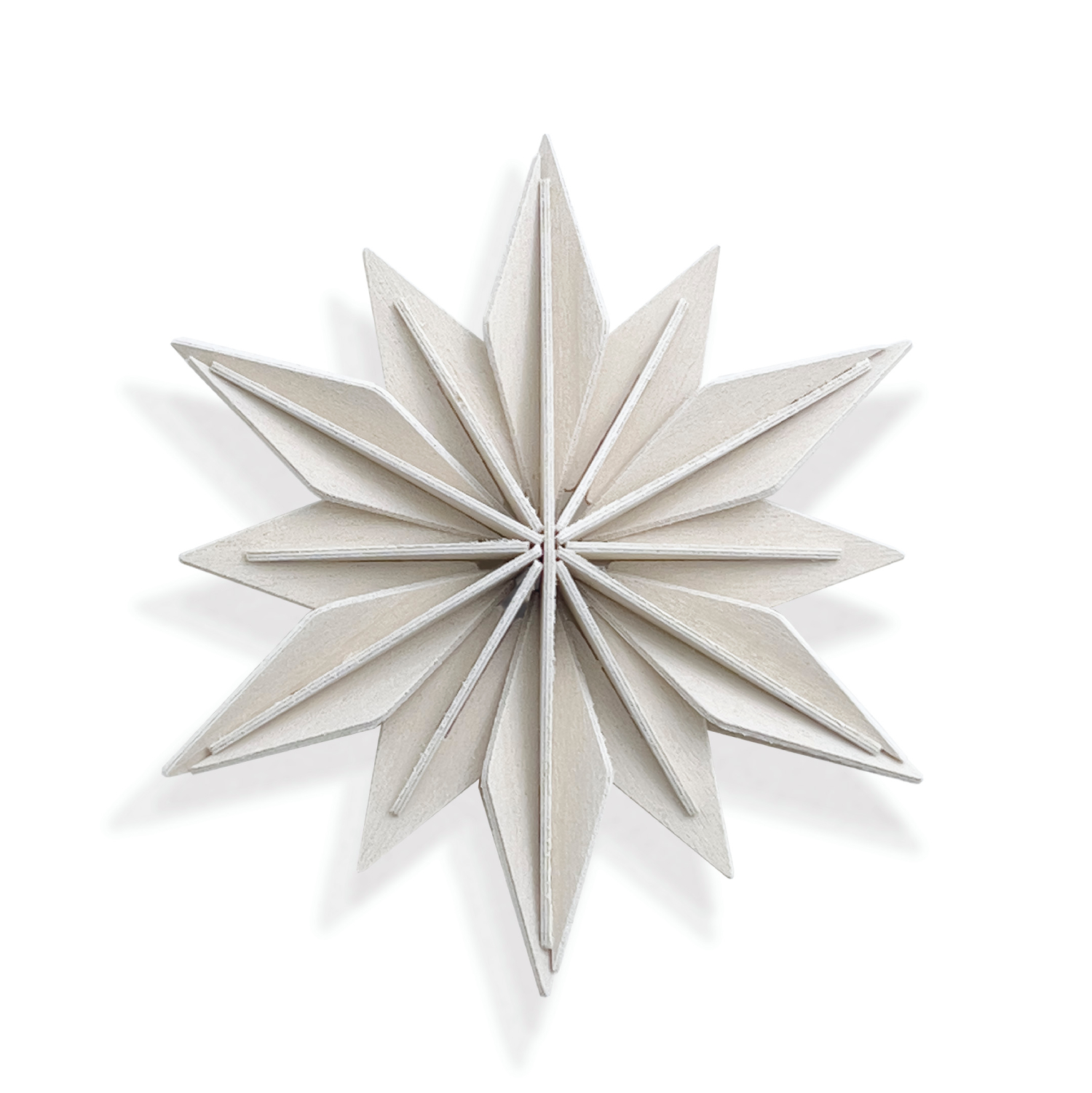 lovi decor star white 10 cm