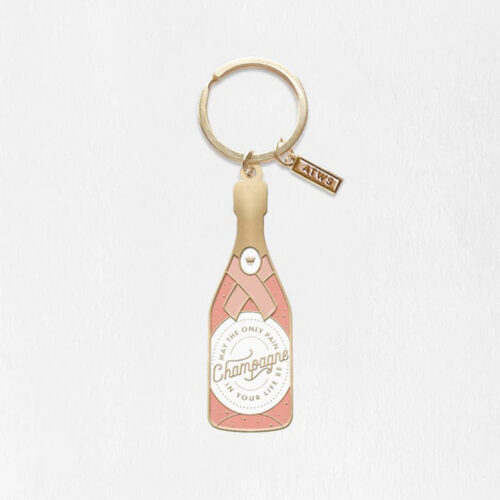 champagne keychain by 1973