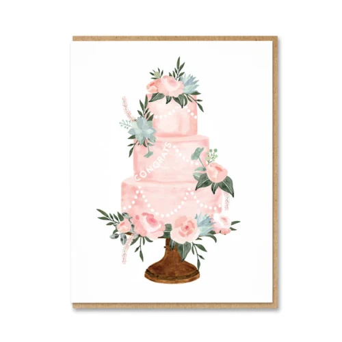 Congrats cake card by 1973