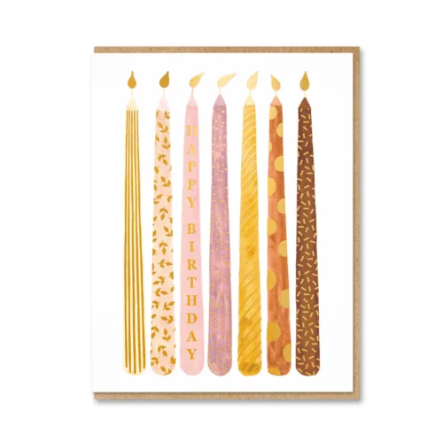 birthday candles card by 1973