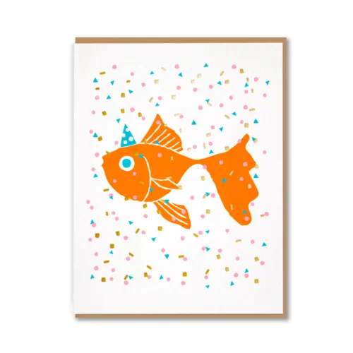 confetti fish card by 1973