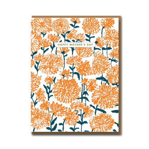 dahlia mother's day card by 1973