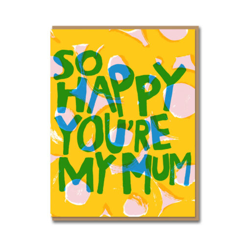 so happy you're my mum card by 1973