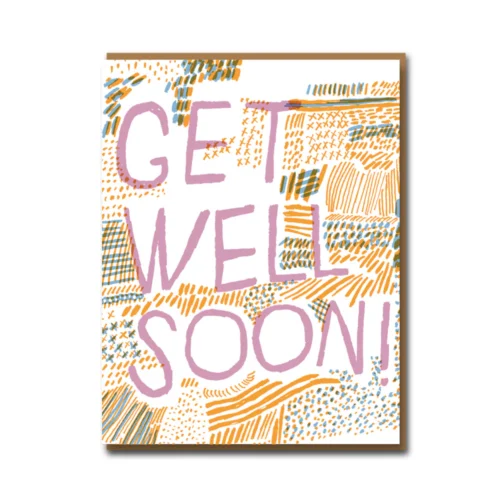 get weel soon card by 1973