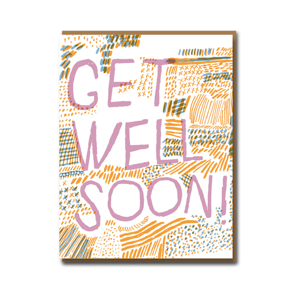 get weel soon card by 1973