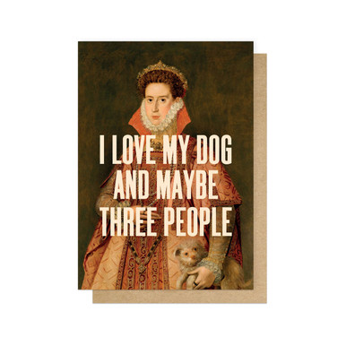 I love my dog and maybe 3 people card by EEP