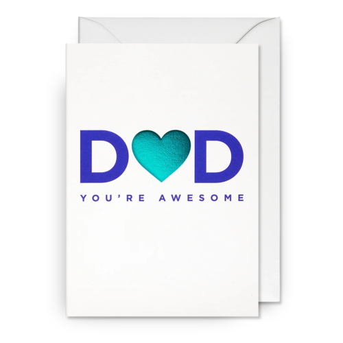 dad, you're awesome card by lagom