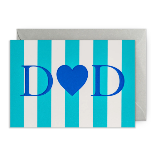 Dad striped card by lagom