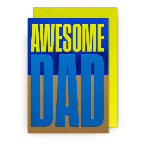 awesome dad card by lagom