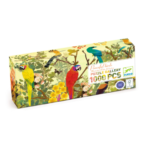Djeco puzzle gallery beautiful birds 1000 pieces